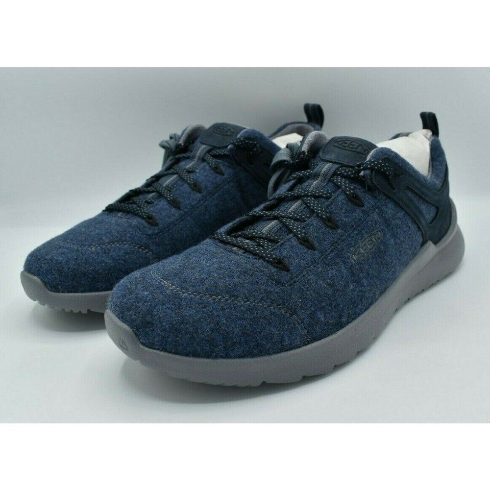 NWB Keen Mens Size 11.5 Highland Arway Navy Steel Grey Hiking Shoes 1025561‎